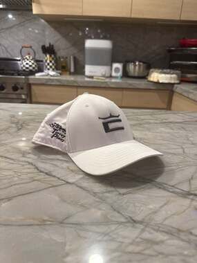 Cobra Golf Tour Crown 110 Snapback Hat White Torrey Pines Edition
